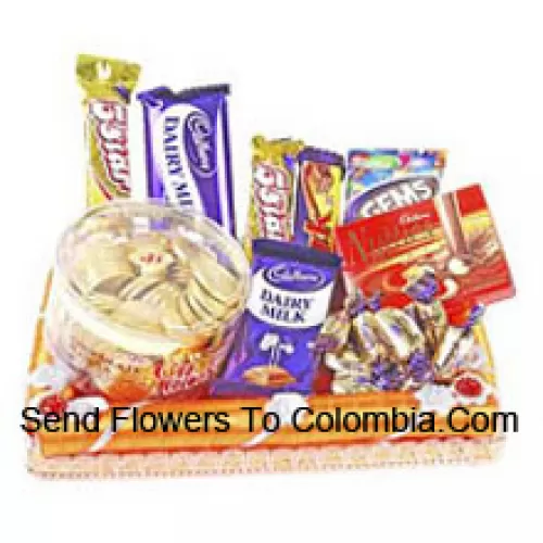 Chocolates surtidos envueltos para regalo (Este producto debe ir acompañado de flores)